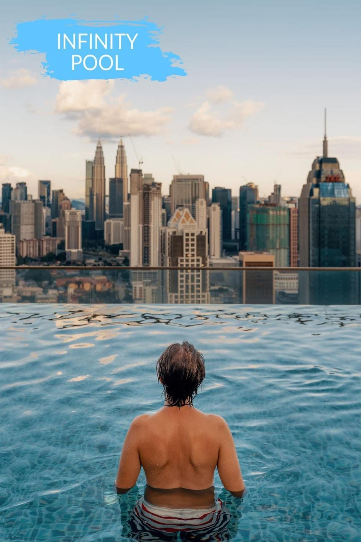 Fifty Shades Of Grey 1-bedroom Apt Infinity Pool * Kuala Lumpur